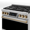 THOR KITCHEN RSG36BRZ 36 Inch Professional Gas Range With Tilt Panel Touch Control in Stainless Steel/bronze Gordon Ramsay Series - Rsg36-brz