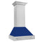 ZLINE 8654SNXBG30 Ducted Mount Hoods Blue Gloss Front View