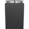 Smeg STU1822 Built-In Dishwashers Black Front View