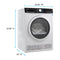 Avanti FLD40V0W Front Load Dryers White – Studio Shot
