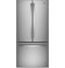 GE Appliances GWE19JYLFS French Door Refrigerators Fingerprint Resistant Stainless Front View