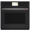 CAFE CTS90DP3ND1 Single Wall Ovens Matte Black – Studio Shot