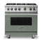 Viking VGR5366BEULP Freestanding Ranges Eucalyptus Front View
