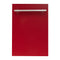 ZLINE DWRGH18 Built-In Dishwashers Red Gloss – Appliance Image