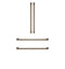 CAFE CXQB4H4PNBZ Refrigerator Accessories Brushed Bronze Front View