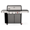weber-36400001-genesis-s-435-gas-grill-stainless-steel-lp Front View