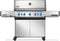 Napoleon P665VRSIBNSS Natural Gas BBQs Stainless Steel Front View