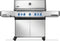 Napoleon P665VRSIBPSS Liquid Propane Gas BBQs Stainless Steel Front View