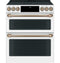CAFE CES750P4MW2 Freestanding Ranges Matte White Front View