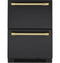 CAFE CDE06RP3ND1 Compact Refrigerators Matte Black – Interior Drum