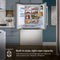 LG LF24Z6530S French Door Refrigerators Print Proof Stainless Steel – Lifestyle Photo