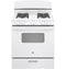 GE Appliances JGBS10DEMWW Freestanding Ranges White Front View