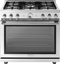Superiore RL361GPSS Professional Ranges Stainless Steel Front View