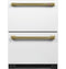 CAFE CXQD2H2PNCG Dishwasher Parts & Accessories Brushed Brass – Lifestyle Photo