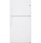 GE Appliances GTE21GTHWW Top Freezer Refrigerators White Front View