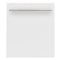 ZLINE DWWMH24 Built-In Dishwashers White Matte Front View