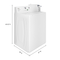 Whirlpool CAE2795FQ Commercial Washers White – Angle View
