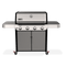 weber-1500539-genesis-s-415-gas-grill-liquid-propane-stainless-steel Front View