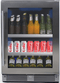 XO Appliance XOU24BCGSR Compact Refrigerators Fingerprint Resistant Stainless & Glass Front View