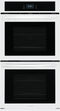 Frigidaire FCWD2727AW Double Wall Ovens White Front View