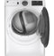GE Appliances GFD55GSSNWW Front Load Dryers White – Angle View