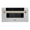 ZLINE MWDZ30SSCB Built-In Microwaves Champagne Bronze – Appliance Image