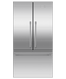 Fisher & Paykel RF201AHJSX1 French Door Refrigerators Stainless Steel Front View