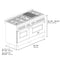ZLINE RASN60 Professional Ranges Stainless Steel With Durasnow Door – Official Product Photo