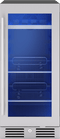 Zephyr PRB15C01CG Specialty Refrigerators Stainless Steel + Glass – Appliance Image