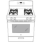 GE Appliances JGBS60DEKBB Freestanding Ranges Black – Product Image