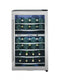 Danby DWC040A3BSSDD Wine Fridges Stainless Steel Front View