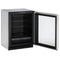 U-Line U2224RGLS15B Compact Refrigerators Stainless Frame Front View