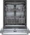 Bosch SGX78C55UC Built-In Dishwashers Stainless Steel – Interior Drum