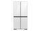 Samsung RF23DB960012 French Door Refrigerators White Glass Front View