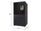Samsung RF29BB89008M French Door Refrigerators Charcoal Glass Top, Matte Black Steel Middle, Matte Black Steel Bottom – Official Product Photo