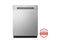LG LDFC2423V Built-In Dishwashers Stainless Look Front View