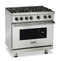 Viking VGR5364GMALP Freestanding Ranges Martini – Appliance Image