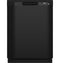 GE Appliances GDF511PGRBB Built-In Dishwashers Black Front View