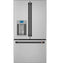 Café™ CYE22TP2MS1  ENERGY STAR® 22.1 Cu. Ft. Smart Counter-Depth French-Door Refrigerator with Hot Water Dispenser