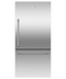 Fisher & Paykel RF170WRHJX1 Bottom Freezer Refrigerators Stainless Steel Front View
