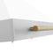 ZLINE KB4STZWM48G Ducted Mount Hoods Gold Accents – Appliance Image
