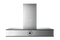 Superiore HN361ANS Professional Hoods Black Glass, Stainless Steel Front View