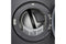 LG DLGX9901B Front Load Dryers Brushed Black Steel – Angle View