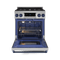 THOR KITCHEN RSG30BLU 30" Inch Professional Gas Range With Tilt Panel Touch Control in Stainless Steel/blue - Gordon Ramsay Series