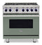 Viking VGR73626BEU Freestanding Ranges Eucalyptus Front View