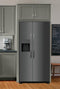 Frigidaire FRSS2623AD Side By Side Refrigerators Black Stainless Steel – Detail Close-up