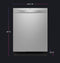 GE Appliances PDT755SYVFS Built-In Dishwashers Fingerprint Resistant Stainless – Catalog Photo