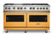 Viking VDR5606GQDALP Freestanding Ranges Daffodil Front View