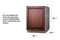 SUMMIT AL55OSCSSIFLHD 24" Built-in Outdoor Refrigerator, ADA Compliant