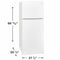 Frigidaire FFHT1822UW Top Freezer Refrigerators White – Appliance Image